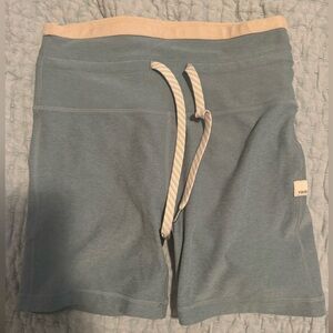 Vuori Blue and Cream Leggings